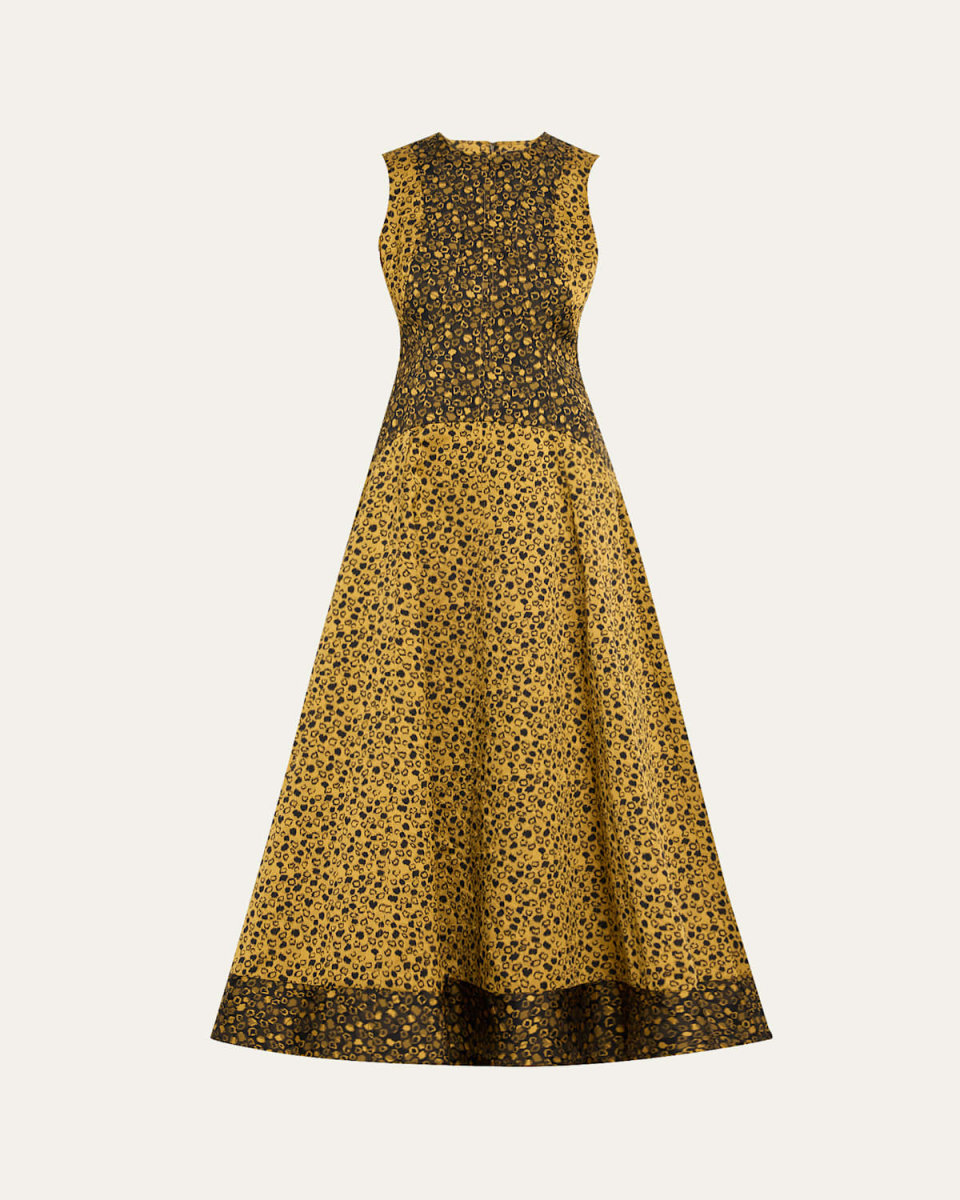 Isadora Printed Drop-Waist Dress